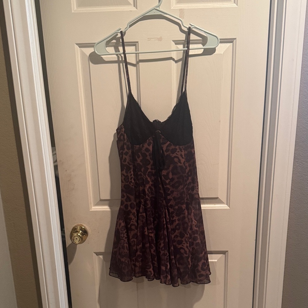 SHEIN Black and Purple Mini Dress